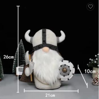 Viking Warrior Gnome Doll Viking Warrior Gnome Doll
